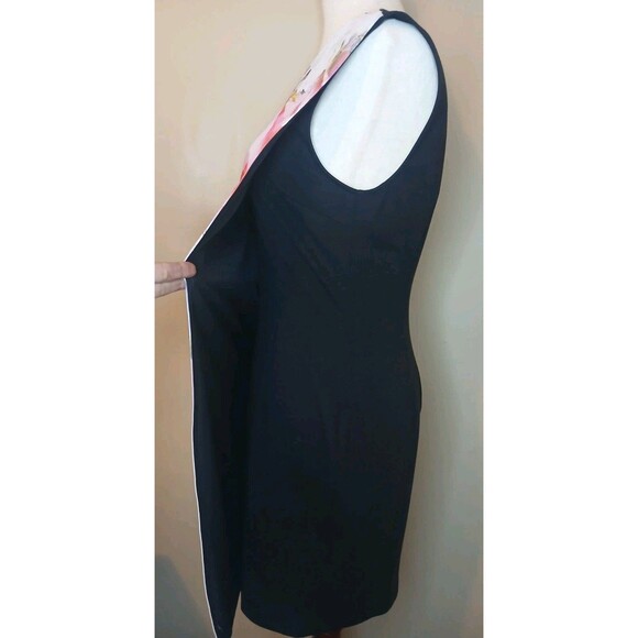 Ted Baker London Dress US Sz 6 Milisa Pure Peony Floral Printed Mini Sheath EUC - Picture 4 of 16